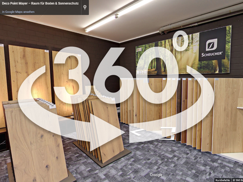 NEU: Besuchen Sie uns virtuell - 360Grad- Rundgang